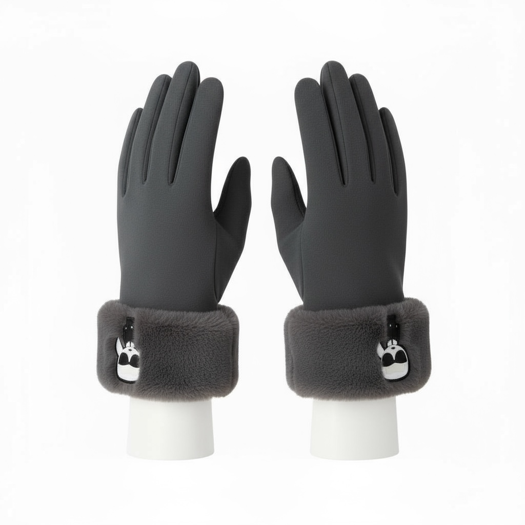 Γυναικεία Γάντια Karl Lagerfeld – Γκρι