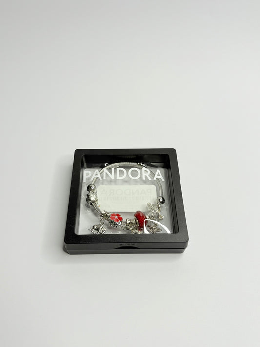 🩶 Βραχιόλι Pandora με charms