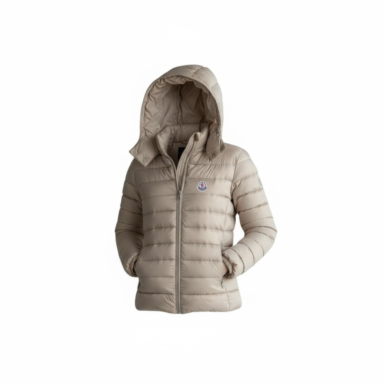 Μπουφάν Moncler Μπεζ Γυναικείο