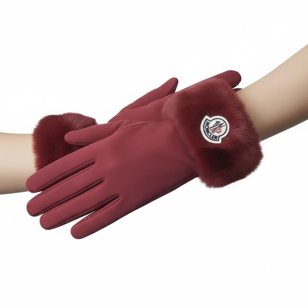 Γυναικεία Γάντια Moncler – Μπορντό