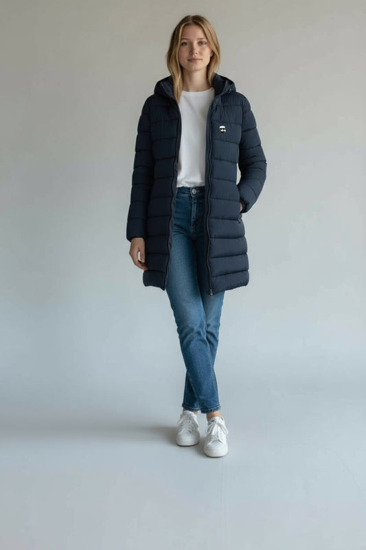 Γυναικείο Μπουφάν Karl Lagerfeld – Navy Blue
