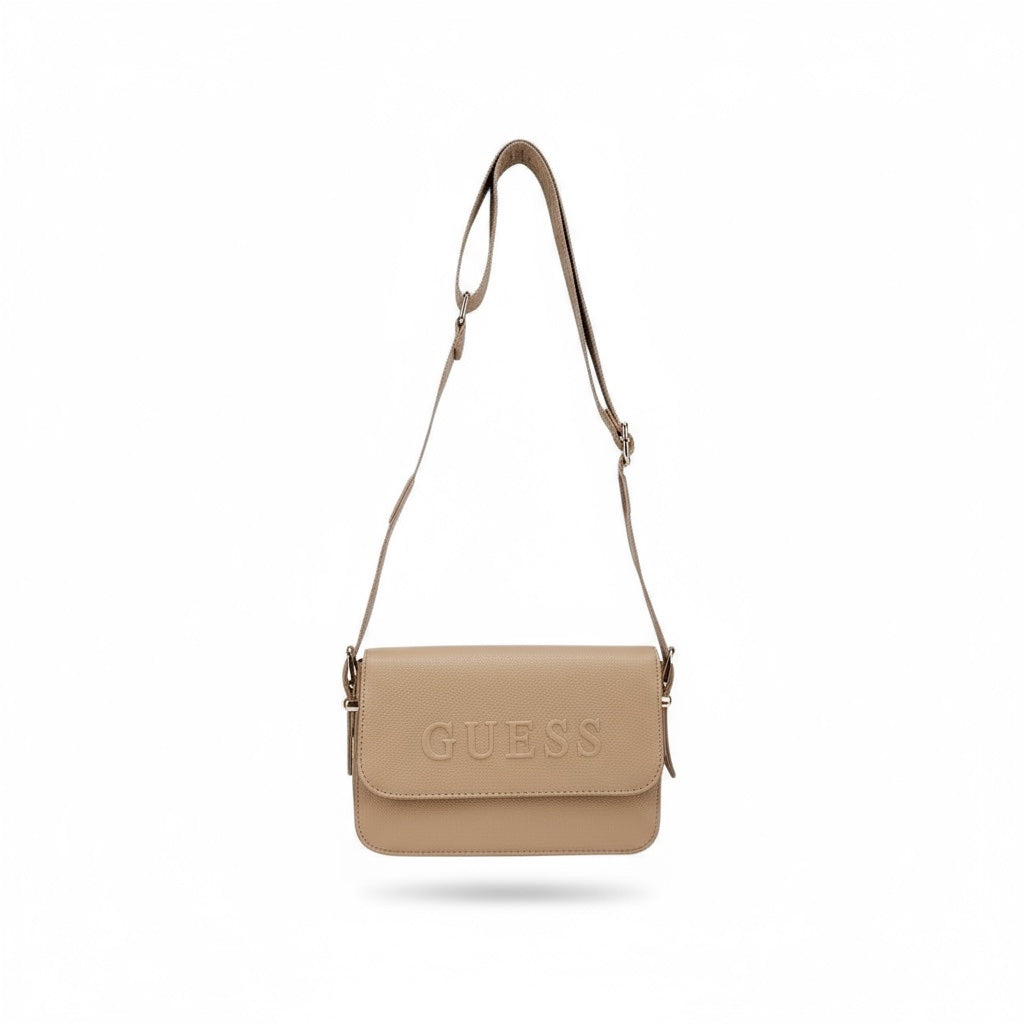 GUESS Vikky Crossbody Bag – Beige