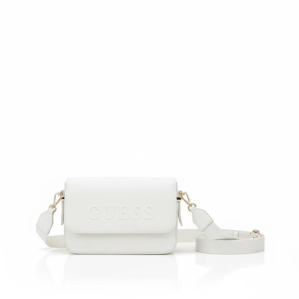 GUESS Vikky Crossbody Bag – White