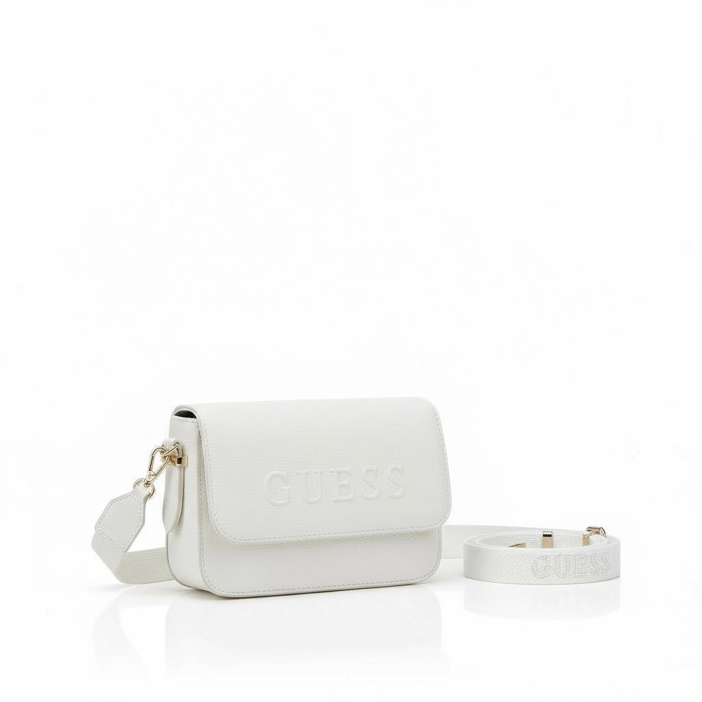 GUESS Vikky Crossbody Bag – White