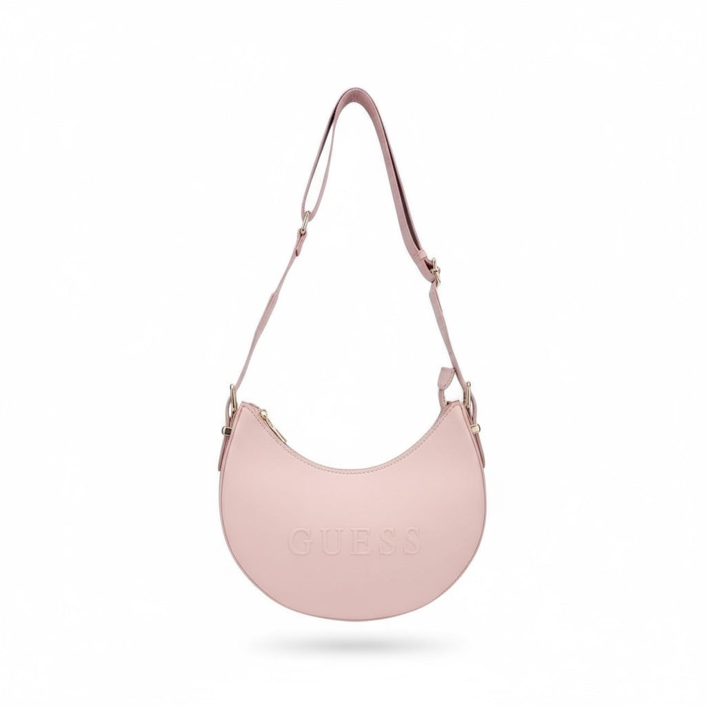 GUESS Luna Hobo Crossbody Bag – Pink
