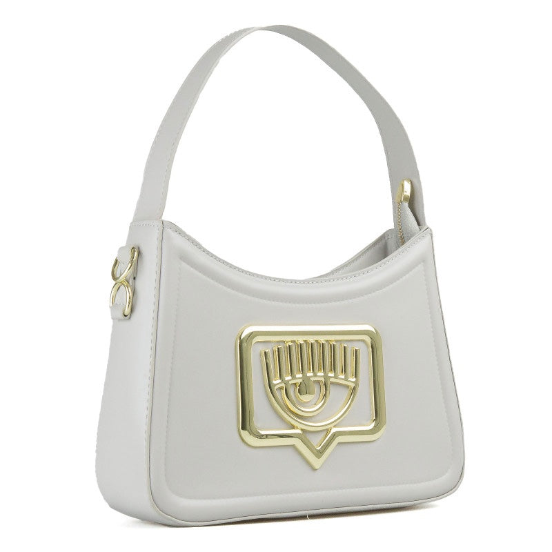 Chiara Ferragni Eyelike Shoulder Bag White