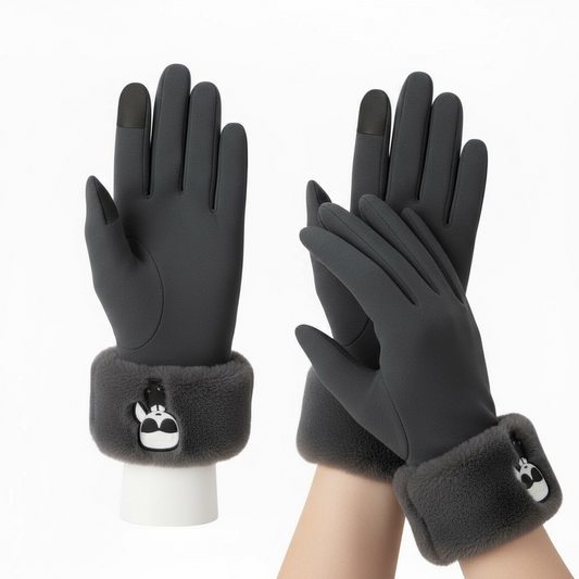 Γυναικεία Γάντια Karl Lagerfeld – Γκρι