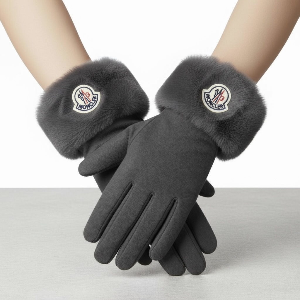 Γυναικεία Γάντια Moncler – Γκρι