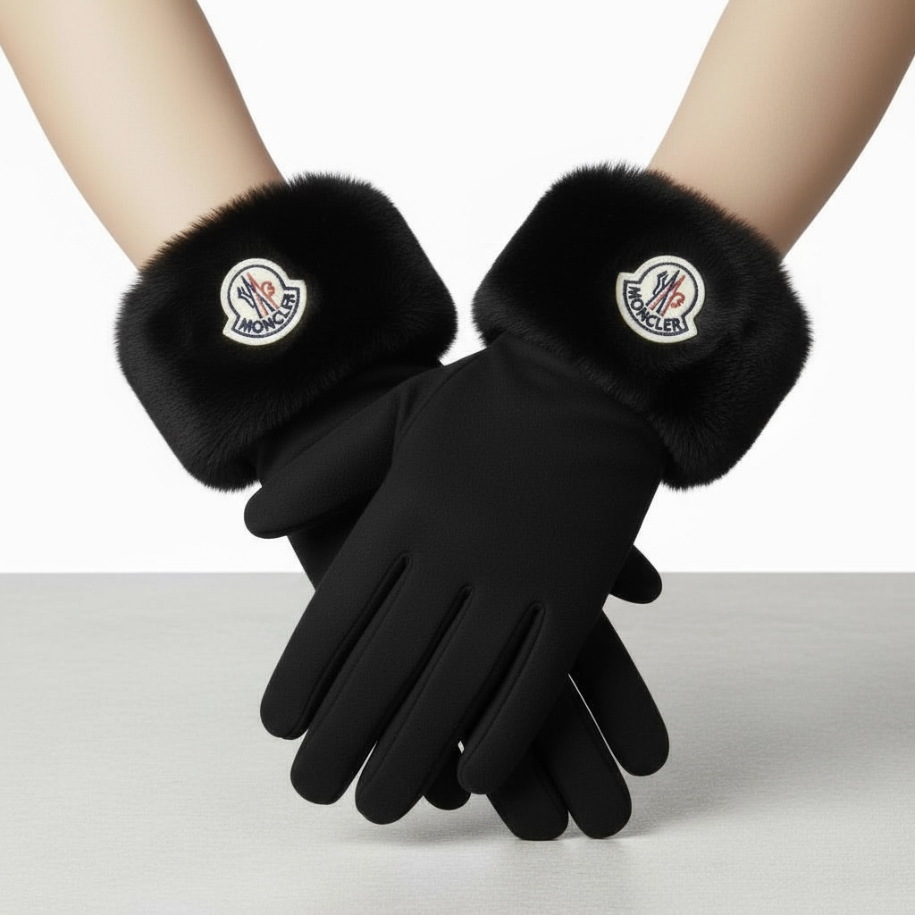 Γυναικεία Γάντια Moncler – Μαύρα