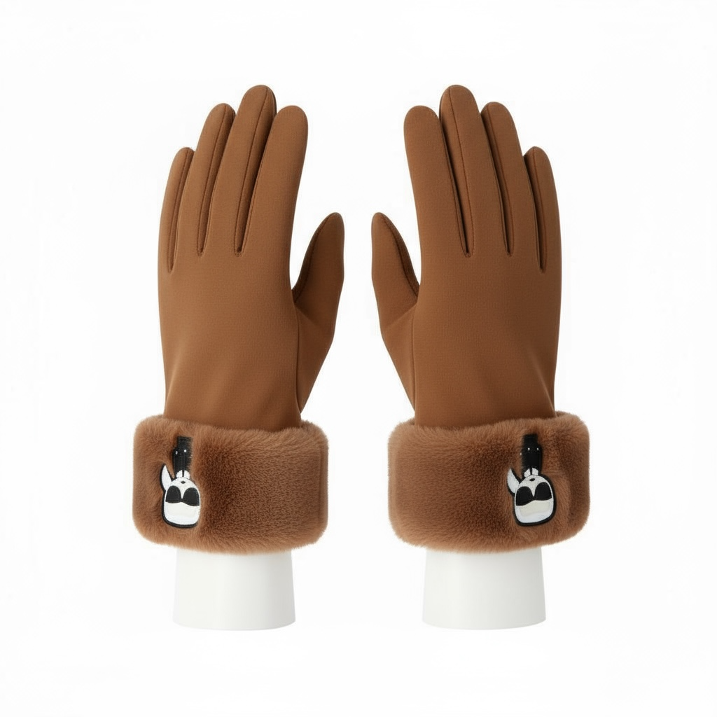 Γυναικεία Γάντια Karl Lagerfeld – Καφέ