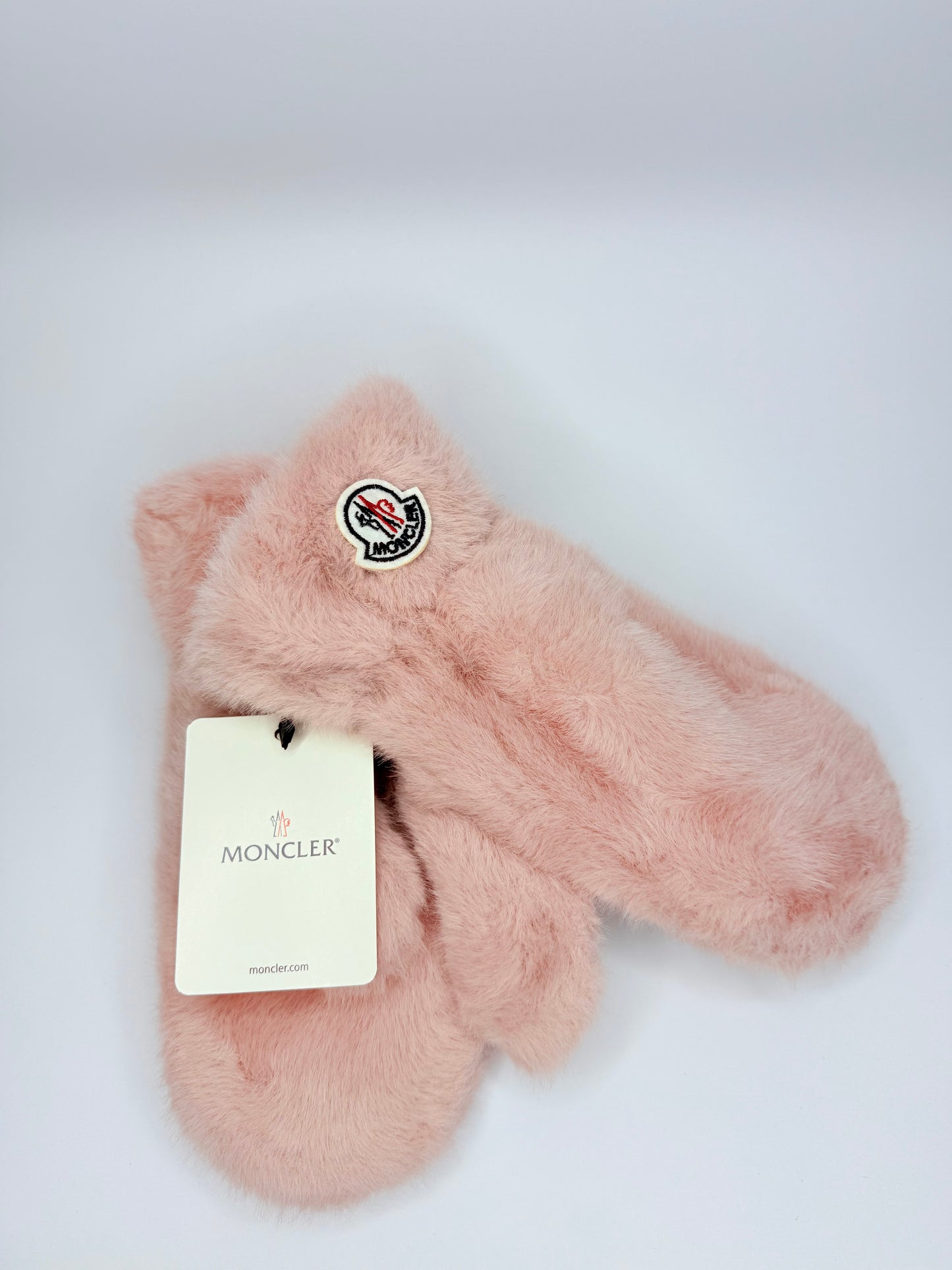 Γυναικεία Γάντια Moncler – Ροζ Γούνινα & Ζεστά