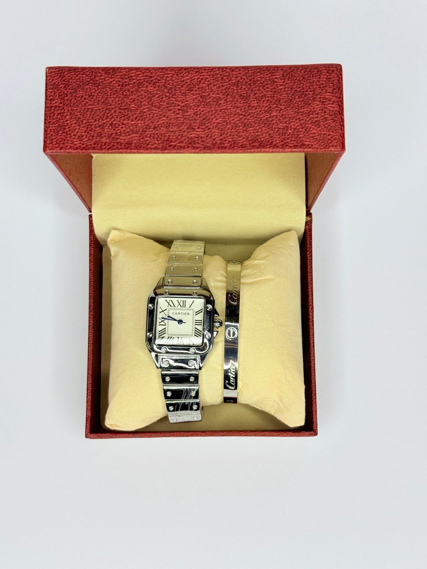 Cartier Set – Ρολόι & Βραχιόλι