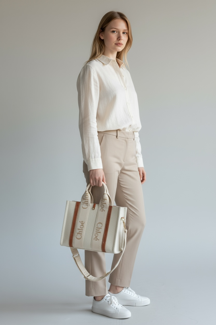 👜 Chloé Woody Small Tote Bag