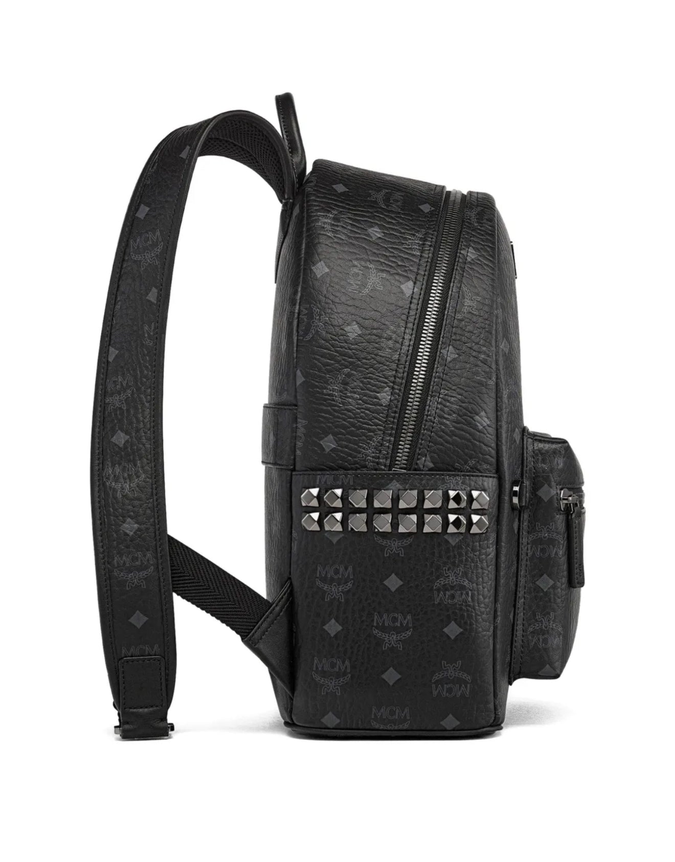 MCM Stark Backpack Black Visetos