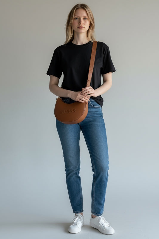 GUESS Luna Hobo Crossbody Bag – Ταμπα