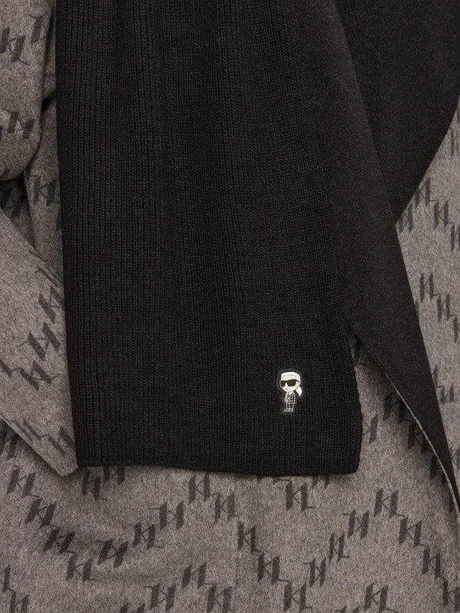 Κασκόλ Karl Lagerfeld Ikonik Ribbed Scarf