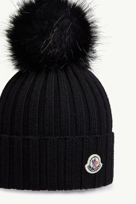 🧢 Γυναικείο Σκουφάκι Moncler – Μαύρο