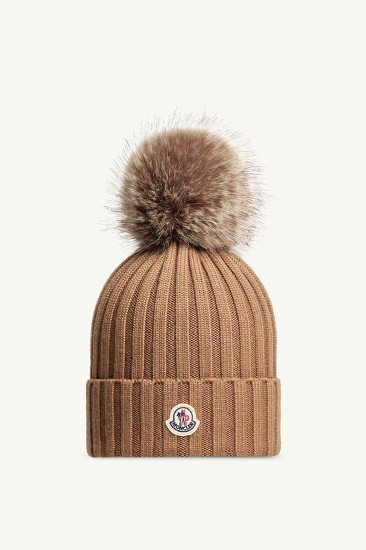 🧢 Γυναικείο Σκουφάκι Moncler – Καφέ